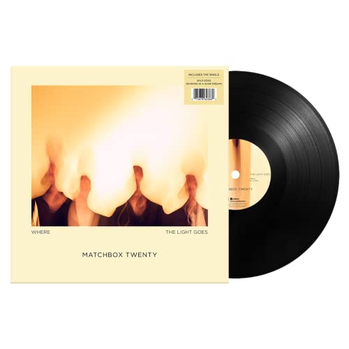 Matchbox Twenty vinyl record with blurred figures in warm light.