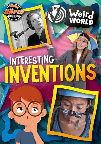 Book cover featuring quirky inventions and surprised cartoon character.