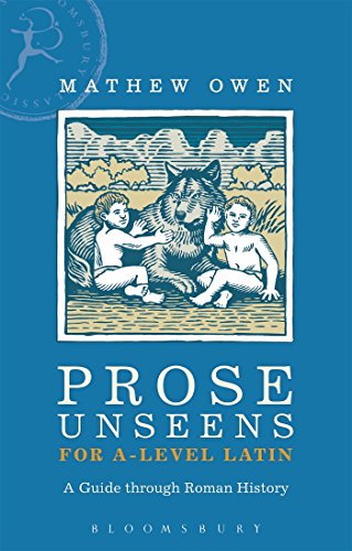 Book cover showing a woodcut illustration of Romulus and Remus with a she-wolf.
