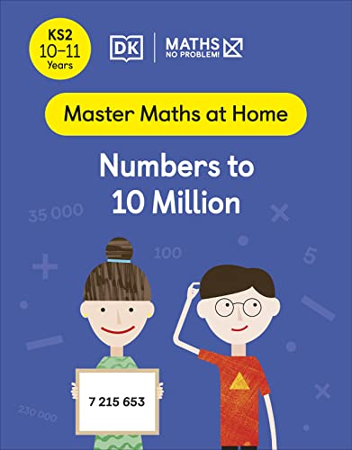 Maths No Problem! book cover with children and large numbers, ages 10-11.