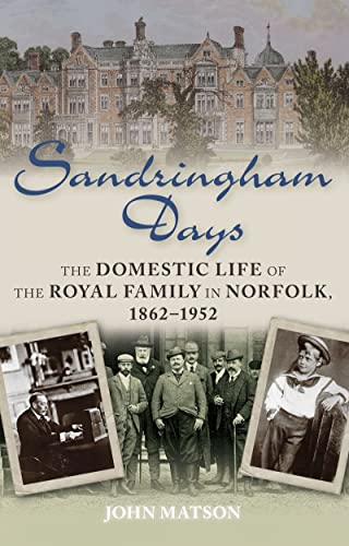 Book cover depicting Sandringham House and historical family photographs.