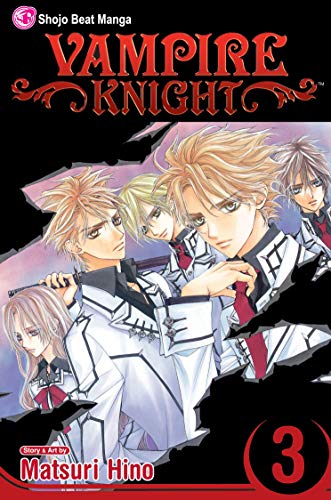 Vampire Knight manga volume 3 cover with characters and red number 3.