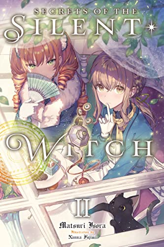Anime-style cover art featuring two young women, a floating teapot, and a black cat.