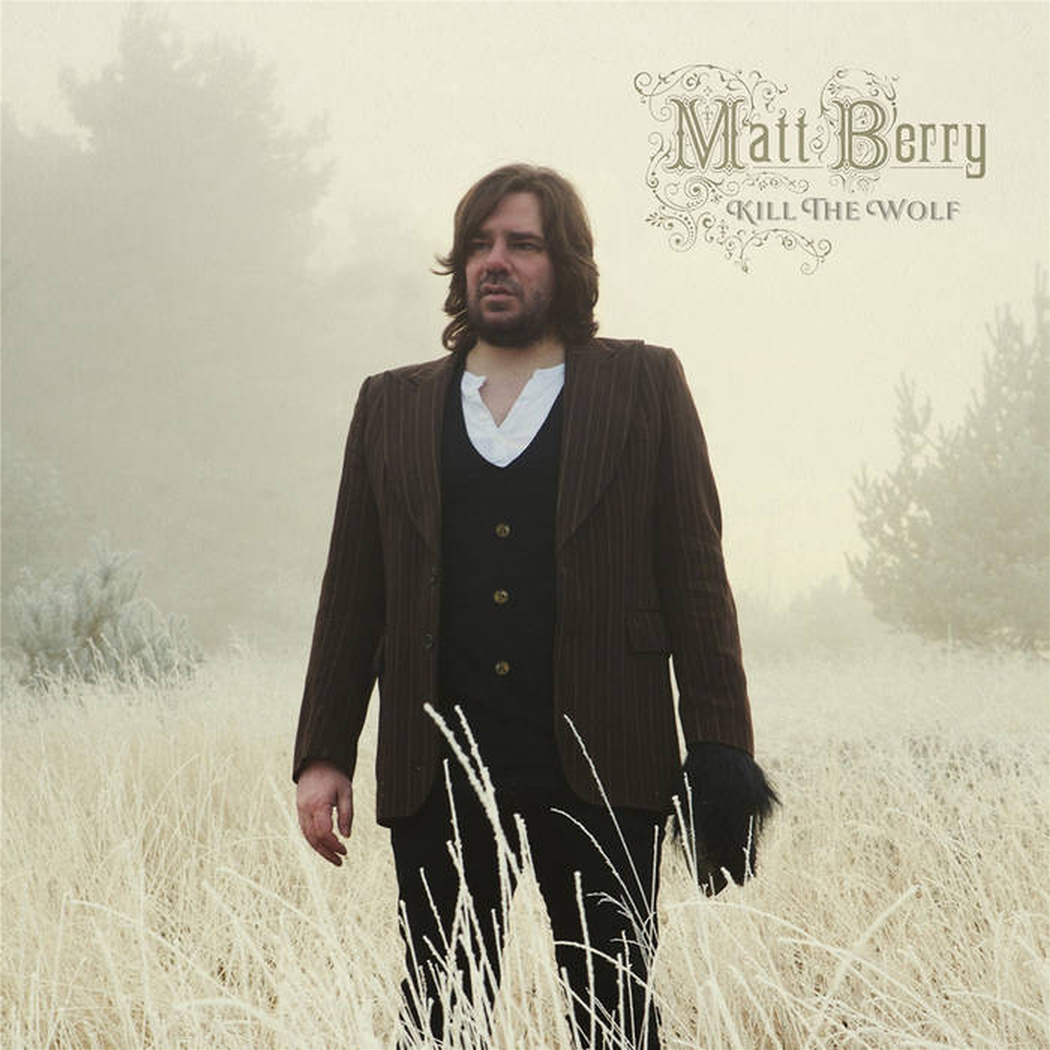 Matt Berry album cover: portrait of a man in a field.