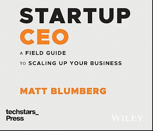 Book cover: "Startup CEO" by Matt Blumberg, with Techstars and Wiley logos.