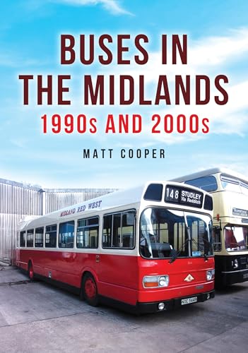 Book cover featuring red and cream buses from the Midlands, 1990s-2000s.