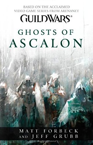 Book cover for “Guild Wars - Ghosts of Ascalon” with armored figures.