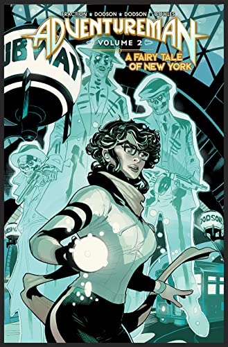 Comic book cover: woman with glowing hands, ghostly figures in background.