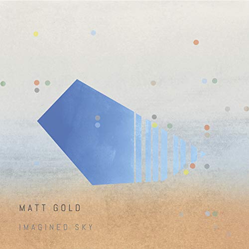 The image depicts a CD cover with a blue shape and multicolored dots.