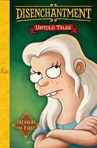 Disenchantment graphic novel cover featuring Bean, a white-haired woman.