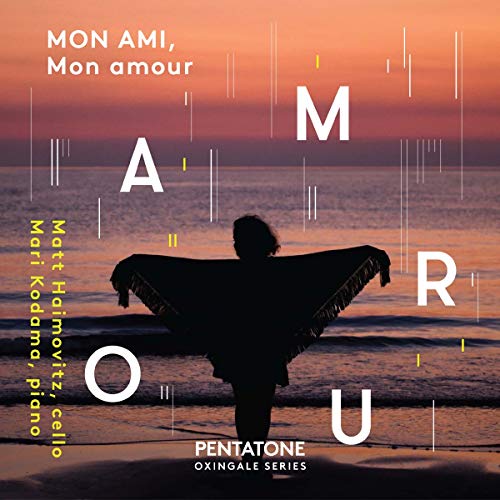 "CD cover featuring a person on a beach at sunset with text overlay."