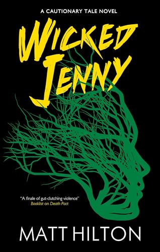 Book cover: "Wicked Jenny" with green text and a leafy head silhouette.
