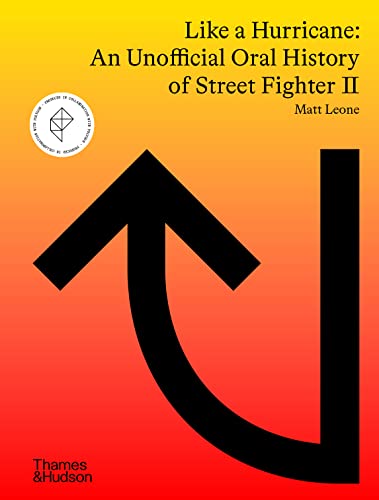Book cover with a yellow-to-red gradient, black arrow icon, and title text.