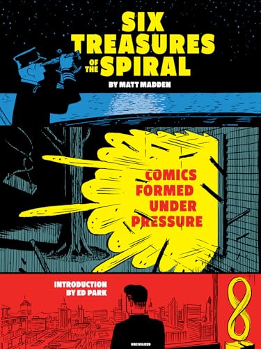 Comic book cover with illustrated figures, bold text, and a red/blue color scheme.
