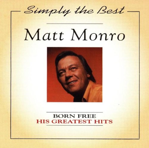 CD cover featuring portrait of singer Matt Monro with text "Born Free".