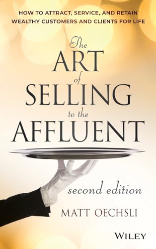 Book cover with title "The Art of Selling to the Affluent" and a gloved hand.