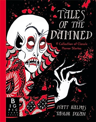 Book cover: “Tales of the Damned” featuring a stylized vampire illustration.