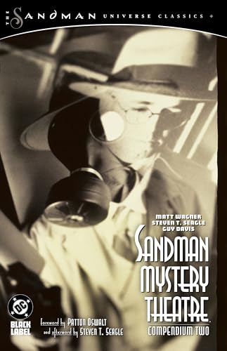 Sepia-toned cover of “Sandman Mystery Theatre Compendium Two” featuring a detective.