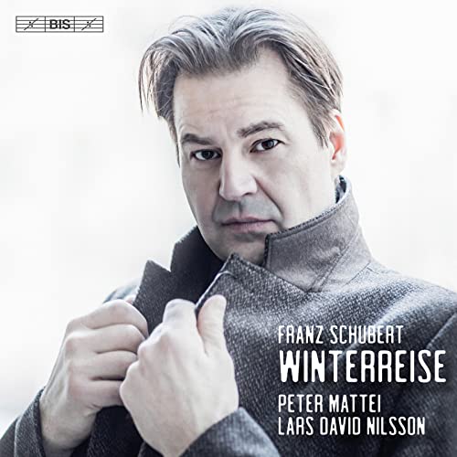 Portrait of Peter Mattei, album cover for Schubert’s Winterreise CD.