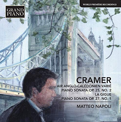 CD cover featuring a portrait of Matteo Napoli and a bridge illustration.