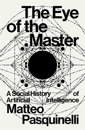 Book cover with black geometric network lines and a central circle on light background.