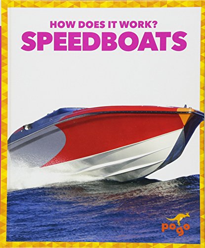 Book cover featuring a red and silver speedboat on blue water.