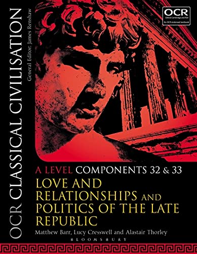 Textbook cover featuring a red-toned classical statue bust against a background of Greek columns.