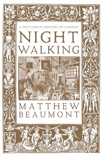 Book cover for "Nightwalking," featuring a vintage London street scene.