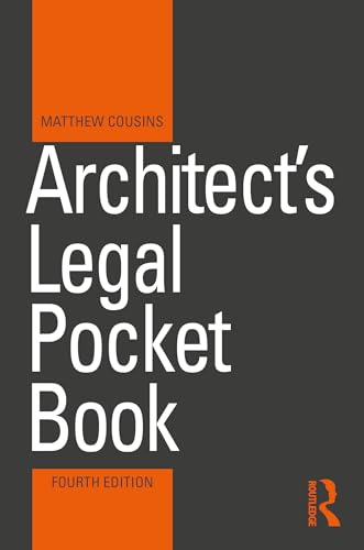 Black and orange book cover with white text: “Architect’s Legal Pocket Book”.