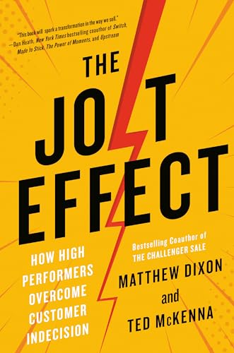 Yellow book cover with bold red lightning bolt and black text: "The Jolt Effect.