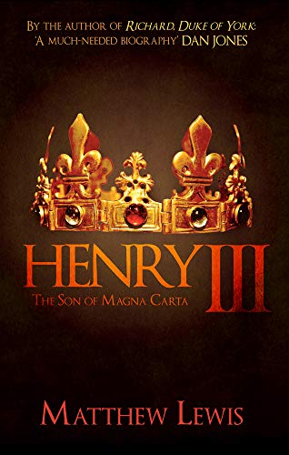 Book cover featuring a golden crown and the title “Henry III.”