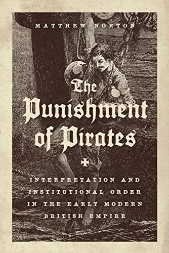 Book cover depicting a hanging figure with title “The Punishment of Pirates.”