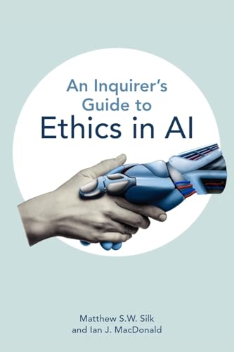Book cover showing a human hand shaking a robotic hand against a light background.