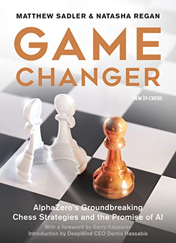 Book cover with chess pieces and large, bold title: "Game Changer".