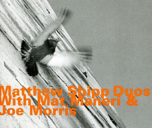 "Album cover with a bird in flight, orange text, and grey watermark."