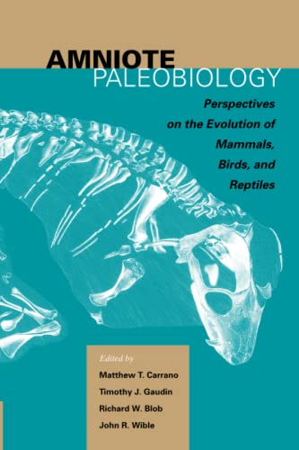 Book cover with skeletal illustration and title "Amniote Paleobiology.