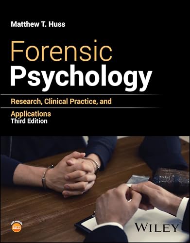 Book cover for "Forensic Psychology" with image of clasped hands.