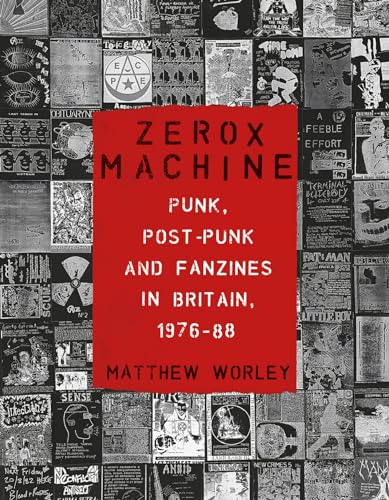 Book cover featuring a collage of punk and fanzine artwork, red text.