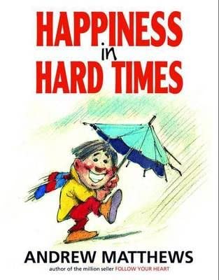 Book cover: cartoon boy with umbrella in a windy, illustrated scene.