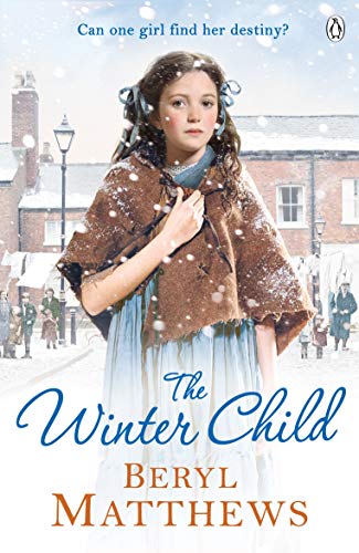 Book cover featuring a young girl in winter clothing, snowy street scene.