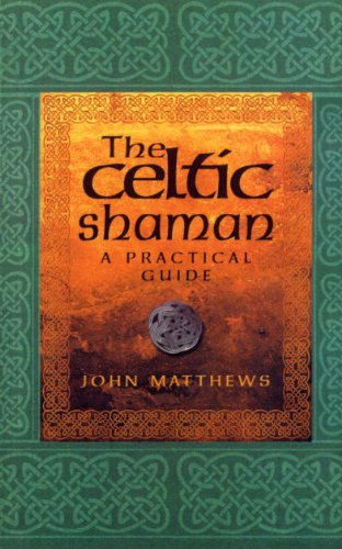 Book cover: "The Celtic Shaman" with Celtic knotwork border and design.