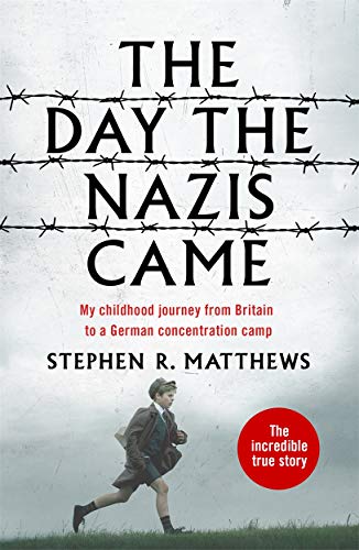 Book cover depicting a boy running, with barbed wire and dark skies.