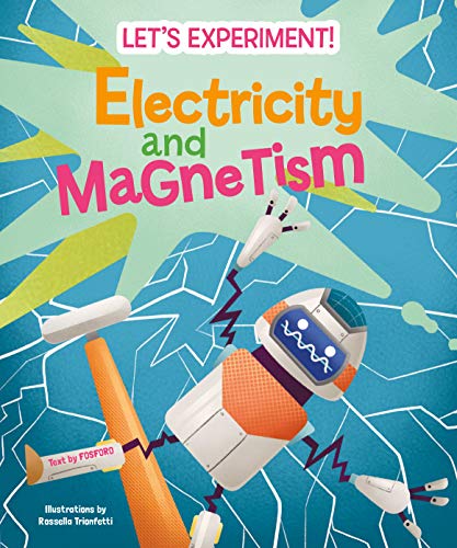 Book cover: "Electricity and Magnetism" with experiments illustration.