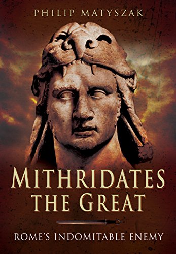 Book cover featuring a stone bust of a man with a helmet.