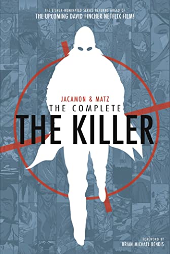 Book cover: white figure in a crosshair, titled "The Killer.
