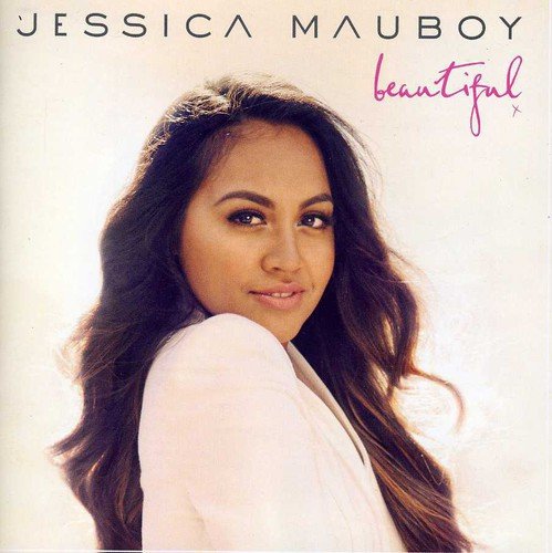Jessica Mauboy’s “Beautiful” CD cover featuring her portrait.
