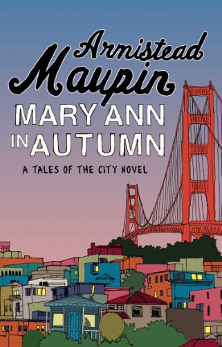 Book cover: "Mary Ann in Autumn" with Golden Gate Bridge illustration.