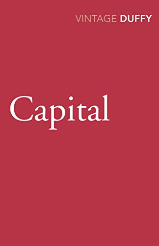 Red book cover with white text reading "Capital" and "Vintage Duffy".