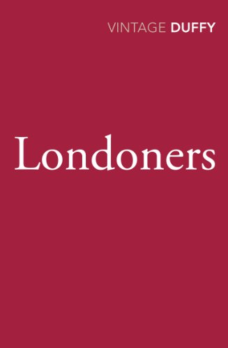 Book cover: “Londoners” by Carol Ann Duffy, red background, white text.