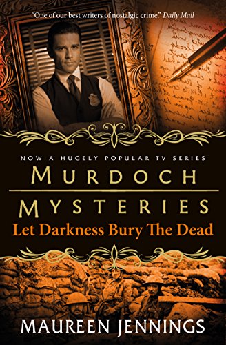 Book cover for "Murdoch Mysteries" featuring a man in a vintage portrait.